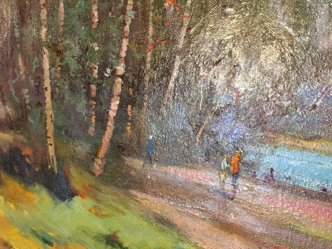 Oil painting Alley in the park Maltsev Nikolay Aleksandrovich - 6