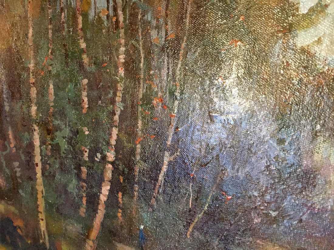 Oil painting Alley in the park Maltsev Nikolay Aleksandrovich - 7