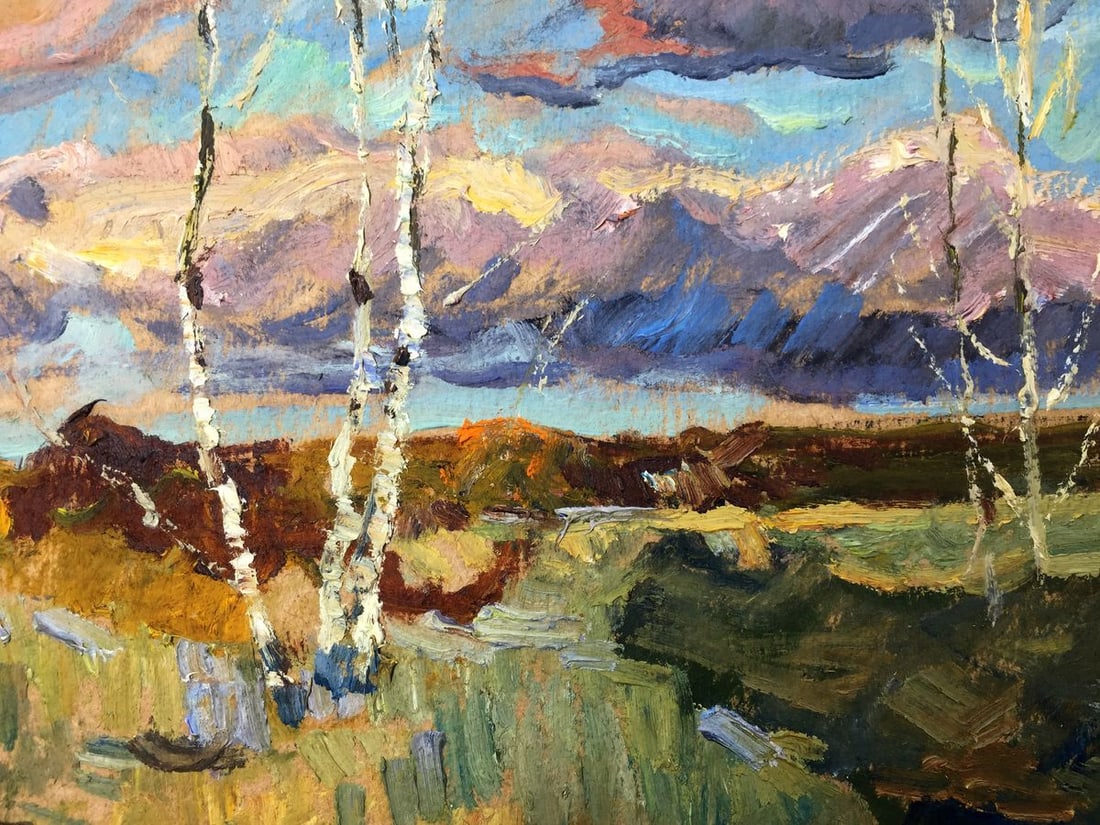 Oil painting Meadows Sevast'yanov Viktor Grigor'yevich - 10
