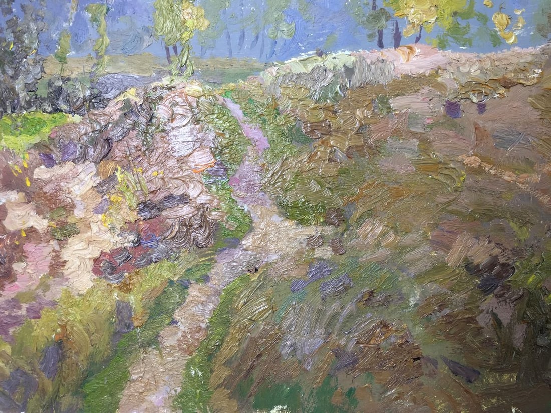Oil painting Misty morning Alexander Fedorovich Mynka - 2