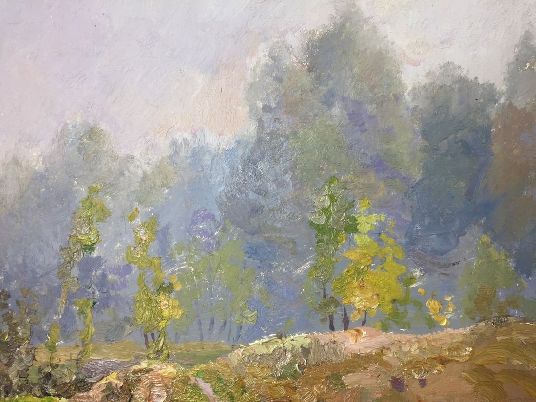 Oil painting Misty morning Alexander Fedorovich Mynka - 6