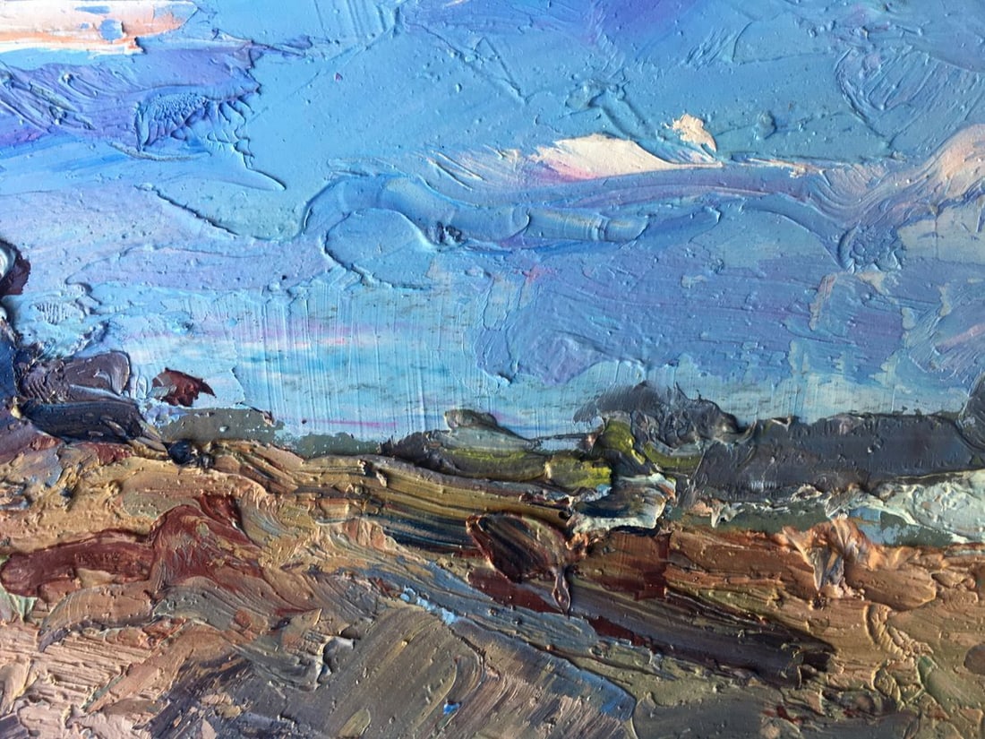 Oil painting Quiet evening Alexander Nikolaevich Cherednichenko - 11