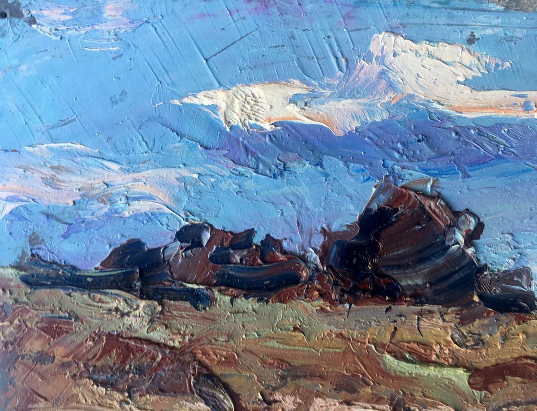 Oil painting Quiet evening Alexander Nikolaevich Cherednichenko - 4