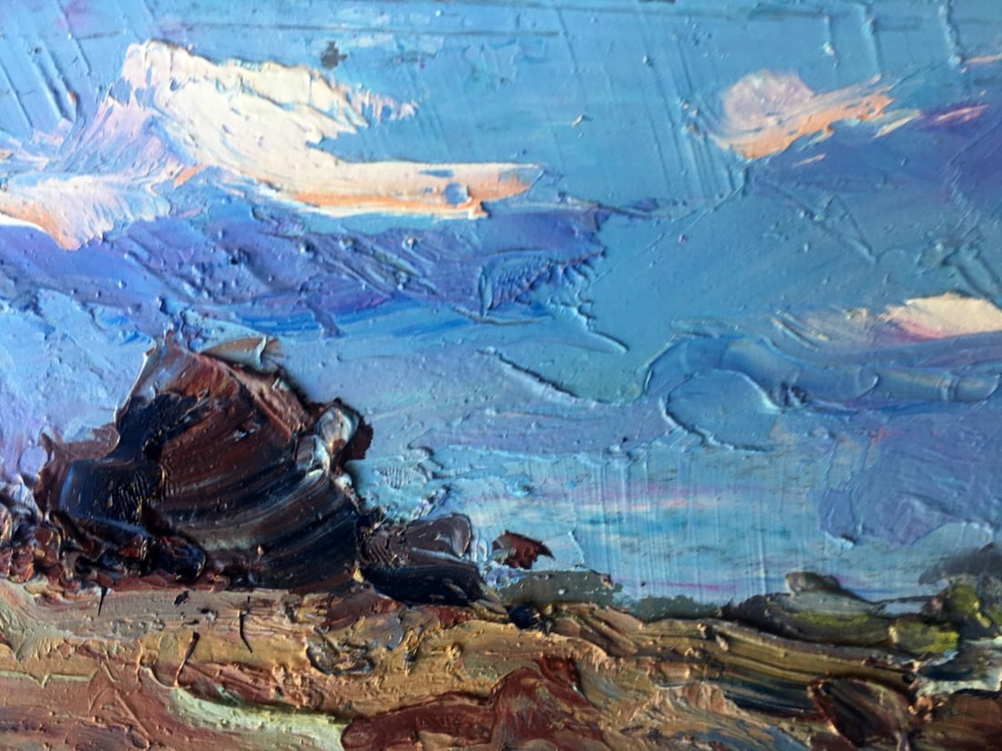 Oil painting Quiet evening Alexander Nikolaevich Cherednichenko - 5