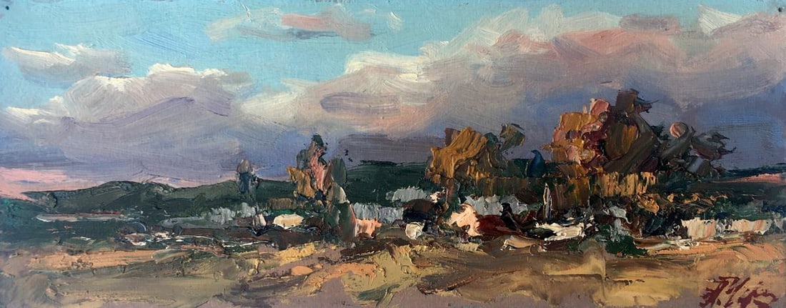 Oil painting It's getting dark soon Alexander Nikolaevich Cherednichenko (1 of 14)