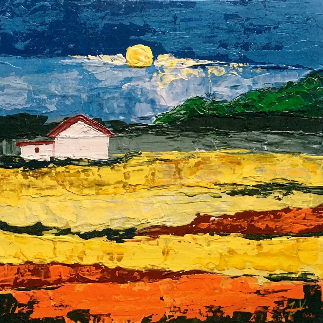 Oil painting House by the coast Zadorozhnya V. V.: Title: Oil painting House by the coast Zadorozhnya V. V. Description: No.AAA2547 *** ABOUT THIS PAINTING *** * TITLE: "House by the coast" * ARTISTS: Zadorozhnya V. V. * SIZE: 20x20 cm/'7.87x7.87 inch