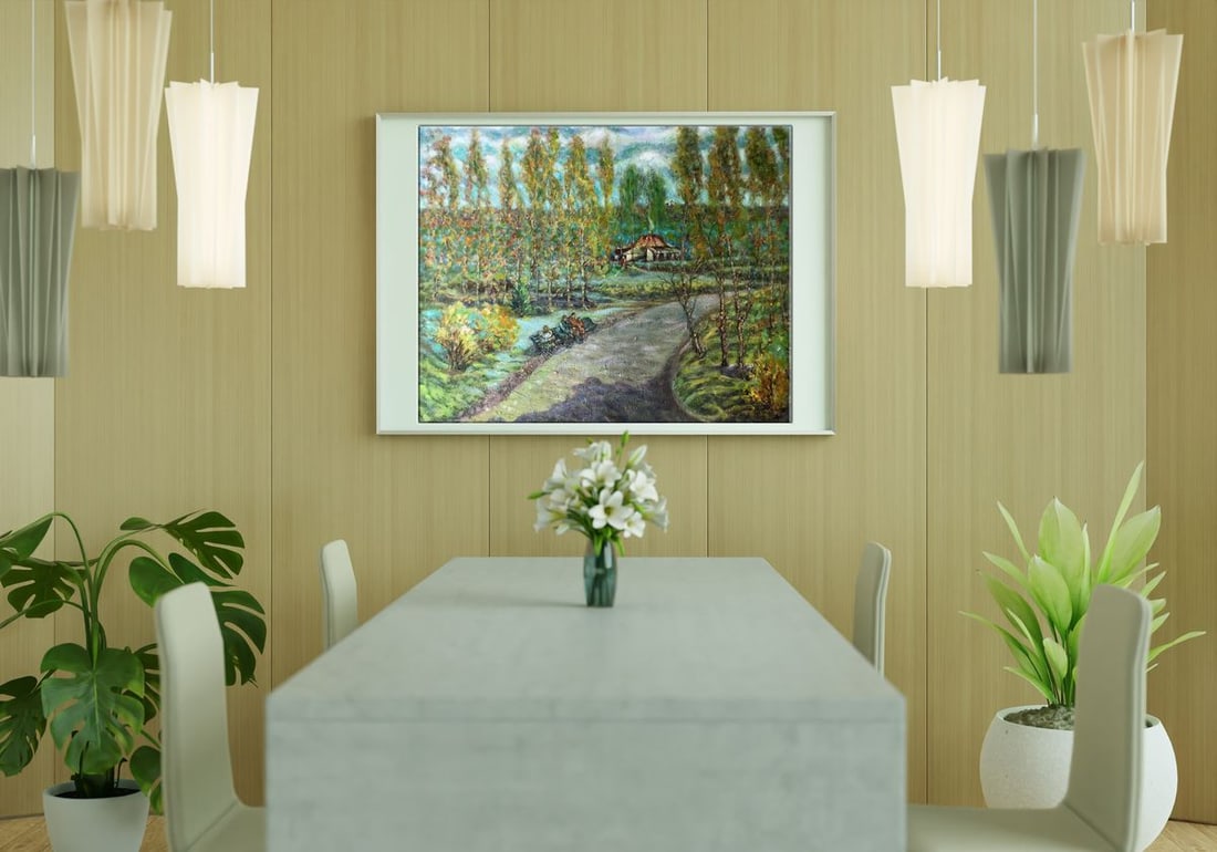 Oil painting On the outskirts of the city Shapoval Ivan Leontyevich - 3