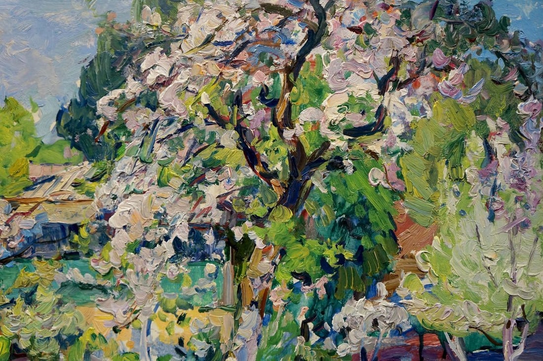 Oil painting Gardens Tartakovsky Isaak Iosifovich - 4