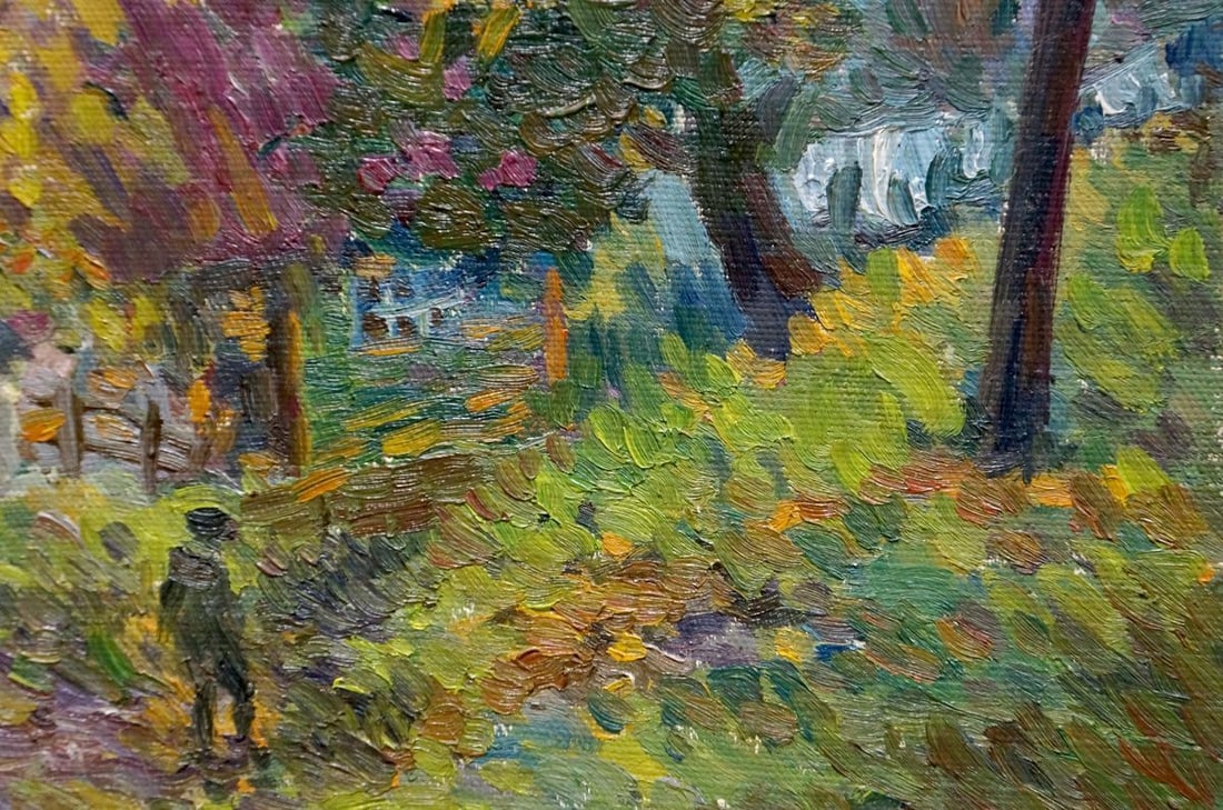 Oil painting Forest landscape Gan Nina Sergeevna - 5