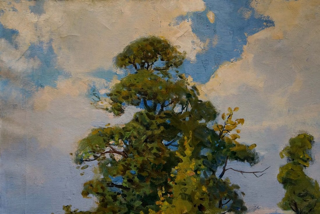 Oil painting Windy day Turovetsky Leonid Markovich - 3