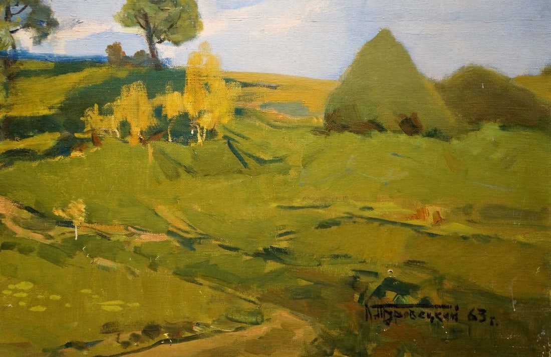 Oil painting Windy day Turovetsky Leonid Markovich - 5