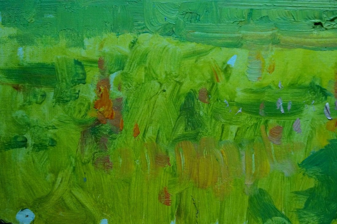 Oil painting Field landscape Koshtelyanchuk Leonty Filippovich - 2