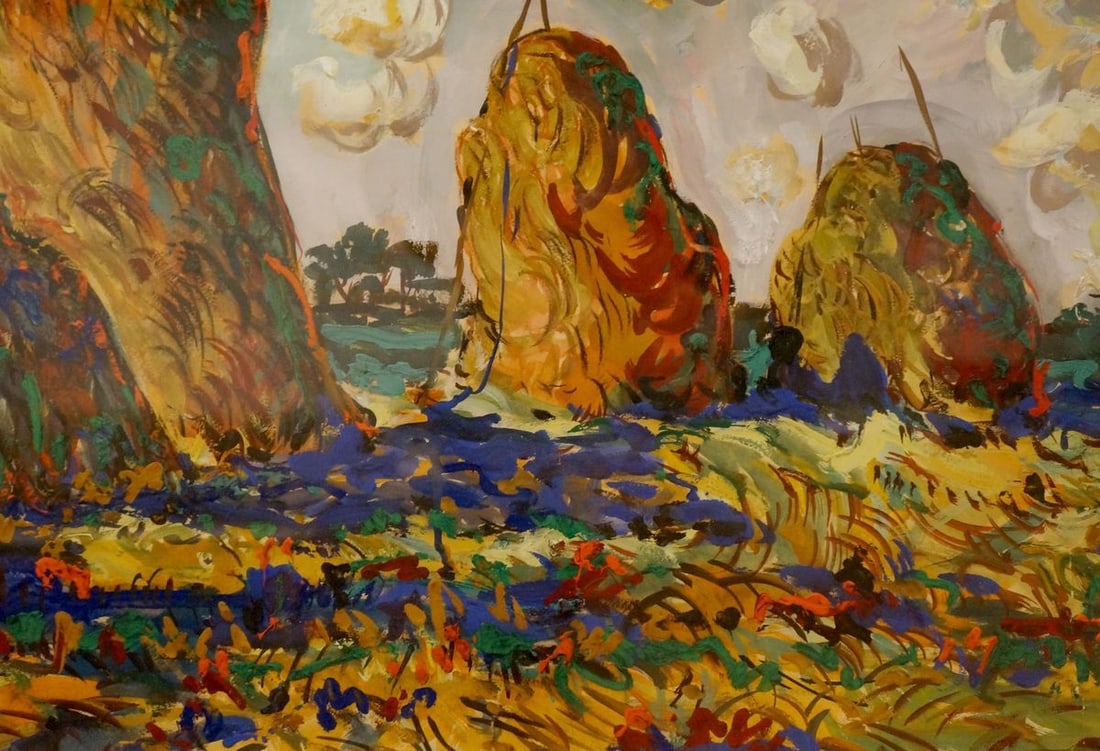 Tempera painting Summer day Filatov Vladimir Nikolaevich - 5