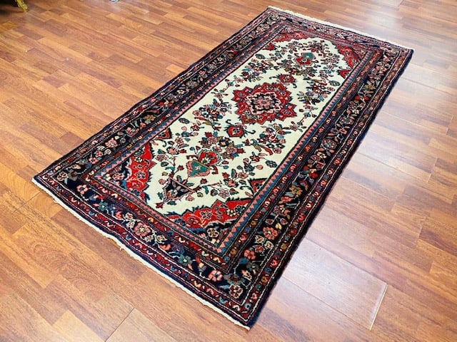 Antique Persian hamadan Rug-3449 - 6