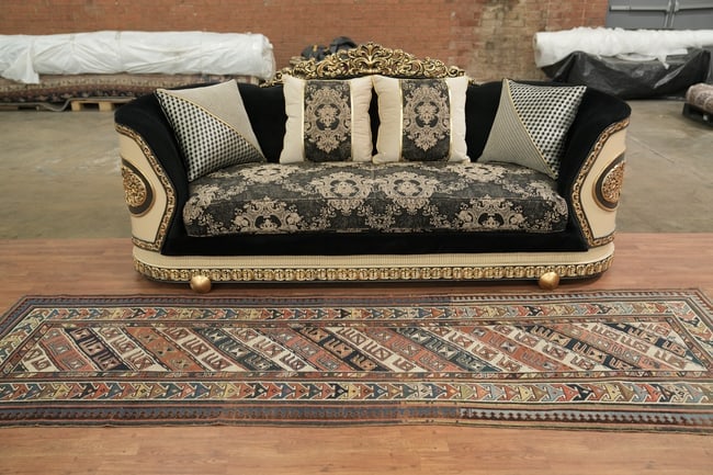 Pre-1900 Antique Kazak Oriental Runner Rug 3x11 - 4