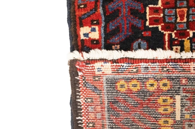 Vintage Red Tribal 5X13 Karajeh Persian Runner Rug - 17