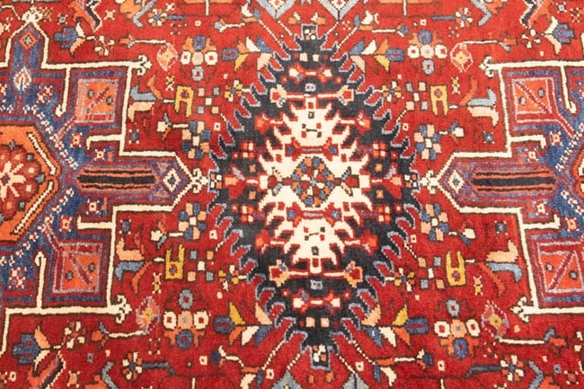 Vintage Red Tribal 5X13 Karajeh Persian Runner Rug - 9