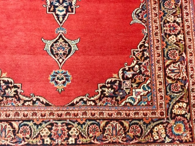Vintage Persian Kashan Rug-3870 - 2
