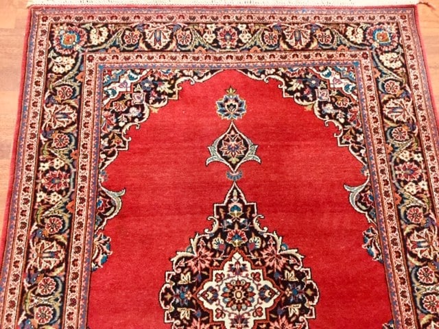 Vintage Persian Kashan Rug-3870 - 4