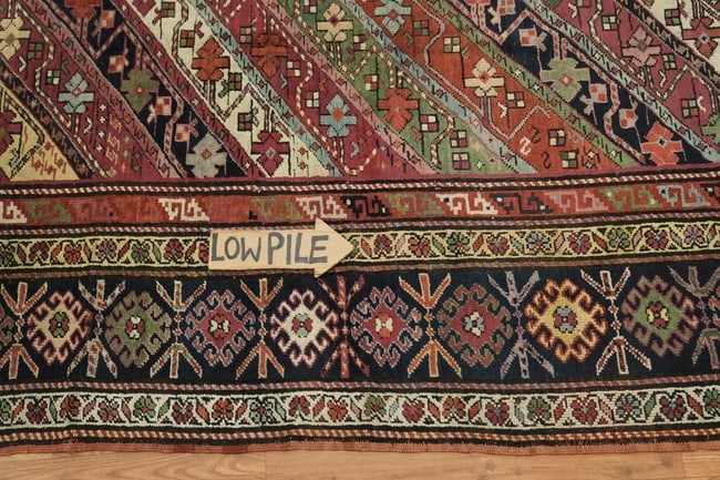 Pre-1900 Antique Kazak Oriental Wool Rug 5x8 - 11