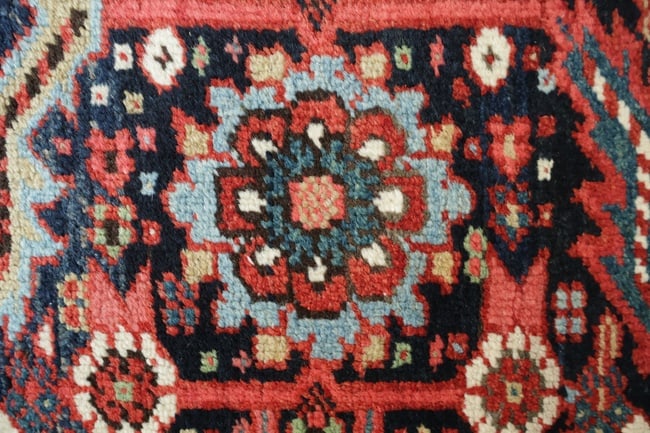 Antique Vegetable Dye Heriz Persian Area Rug 9x12 - 15