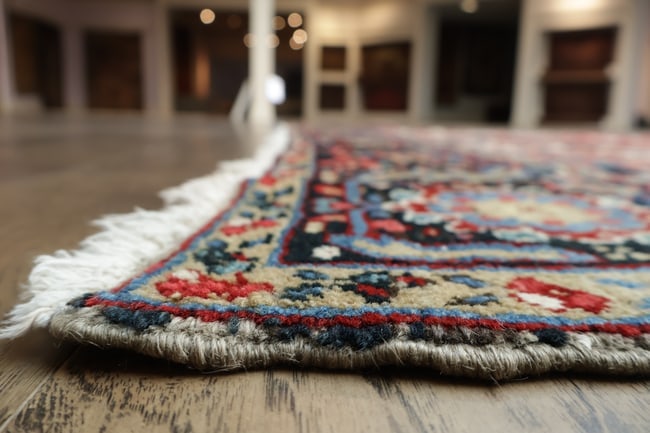 Antique Vegetable Dye Heriz Persian Area Rug 9x12 - 18