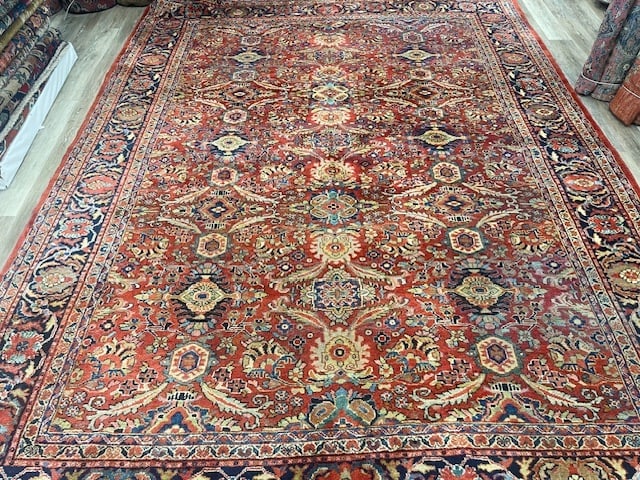 Antique All over Persian Mahal Rug-5385 - 2