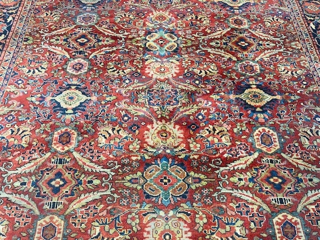 Antique All over Persian Mahal Rug-5385 - 3