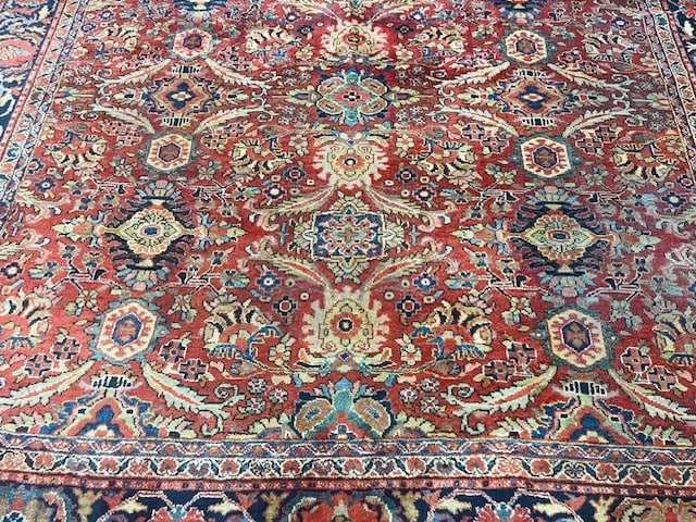 Antique All over Persian Mahal Rug-5385 - 4