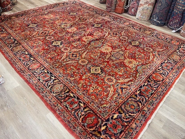 Antique All over Persian Mahal Rug-5385 - 6
