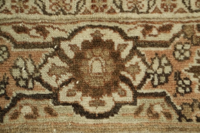 Pre-1900 Antique Beige Tabriz Haj-Jalili Persian Rug 4'x6' - 10