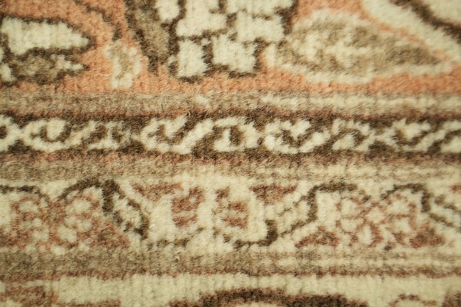Pre-1900 Antique Beige Tabriz Haj-Jalili Persian Rug 4'x6' - 12