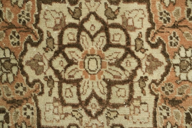 Pre-1900 Antique Beige Tabriz Haj-Jalili Persian Rug 4'x6' - 7