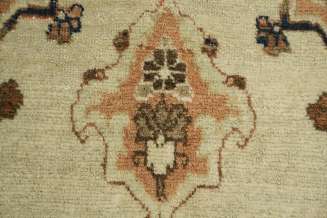 Pre-1900 Antique Beige Tabriz Haj-Jalili Persian Rug 4'x6' - 8