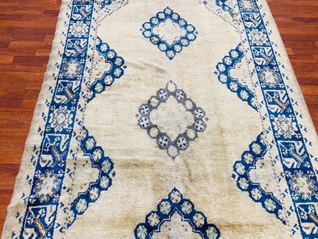 Antique Turkish Ushak rug-2287 - 4