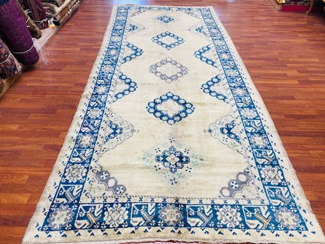 Antique Turkish Ushak rug-2287 - 6