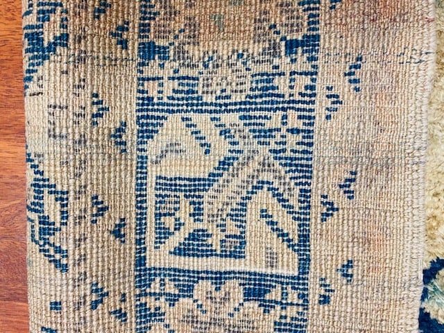 Antique Turkish Ushak rug-2287 - 8