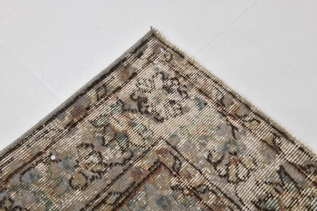 6'2'' x 9'10'' Handmade Vintage Wool Rug - 20255 - 10