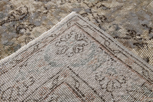 6'2'' x 9'10'' Handmade Vintage Wool Rug - 20255 - 13