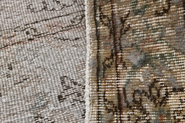 6'2'' x 9'10'' Handmade Vintage Wool Rug - 20255 - 15
