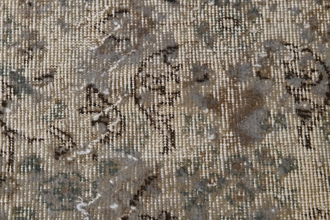 6'2'' x 9'10'' Handmade Vintage Wool Rug - 20255 - 8