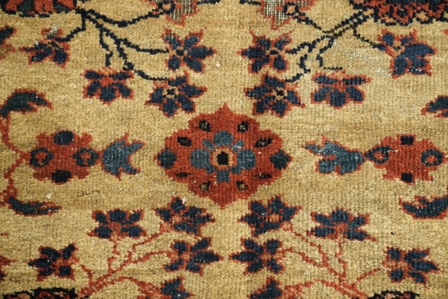 Pre-1900 Antique Heriz Bakhshayesh Persian Area Rug 5x9 - 7