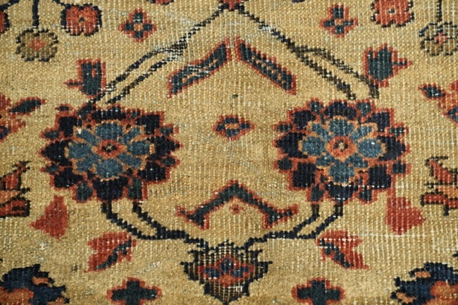 Pre-1900 Antique Heriz Bakhshayesh Persian Area Rug 5x9 - 8