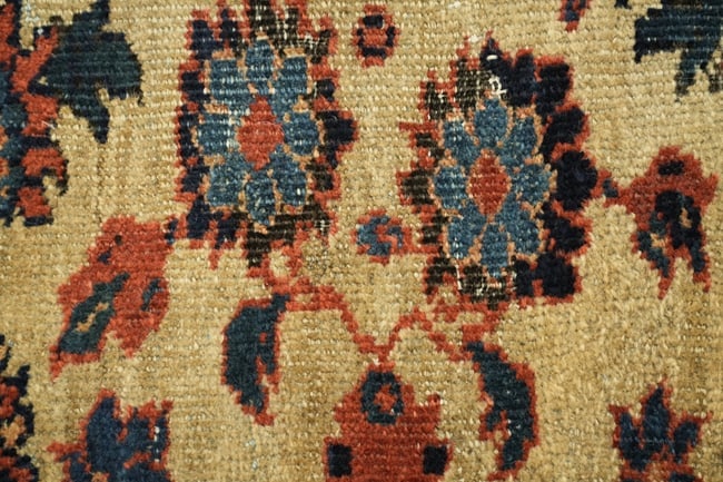 Pre-1900 Antique Heriz Bakhshayesh Persian Area Rug 5x9 - 9