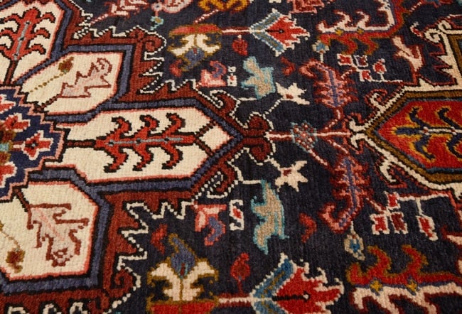 Vintage Plum Geometric 3X10 Ardebil Persian Runner Rug - 7