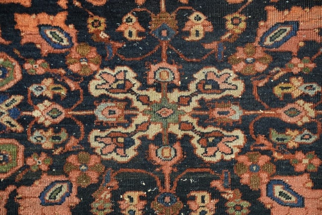 Green Antique Wool Sultanabad Persian Rug 4x6 - 7
