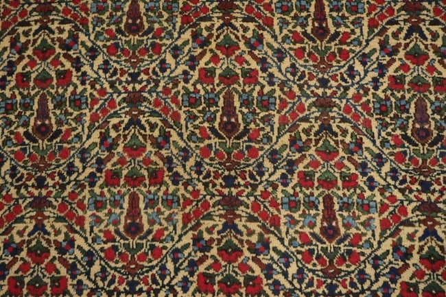 Antique Bakhtiari Persian Wool Rug 5x6 - 11