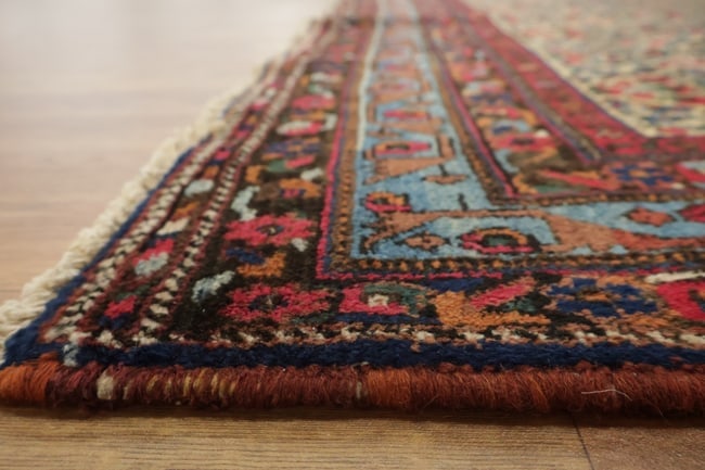 Antique Bakhtiari Persian Wool Rug 5x6 - 13