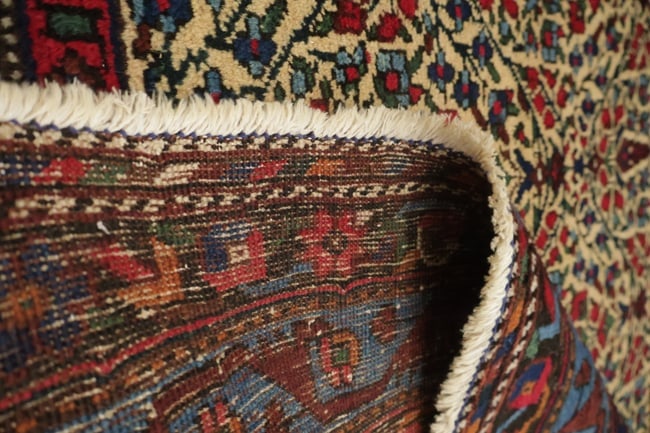 Antique Bakhtiari Persian Wool Rug 5x6 - 15