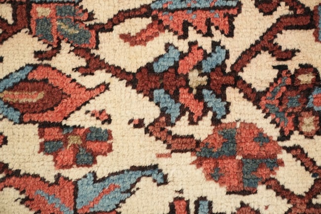 Antique Geometric Heriz Persian Large Rug 10x19 - 13